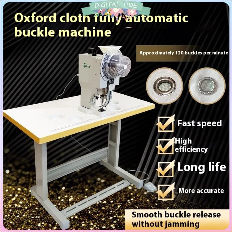 Automatic punching machine for iron eyelets with pvc food packing press, gift paper bags, button punching equipment