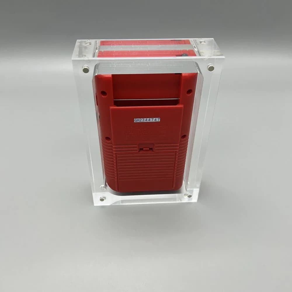 Per Gameboy Classic GB DMG Console di gioco Cover Shell Box Transparency Acrilico Copertura magnetica Console Display Box Scatola di immagazzinaggio