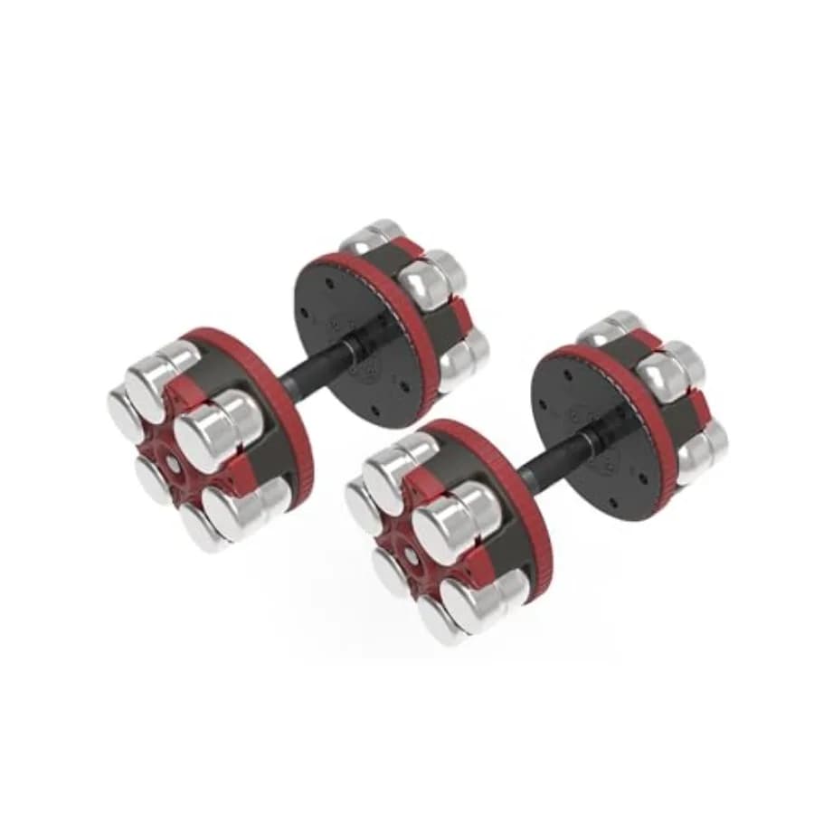 Adjustable weights 10-45 lbs with 3 lbs for Home Fitness Training, Light Design and Black Laptop with Quick Change