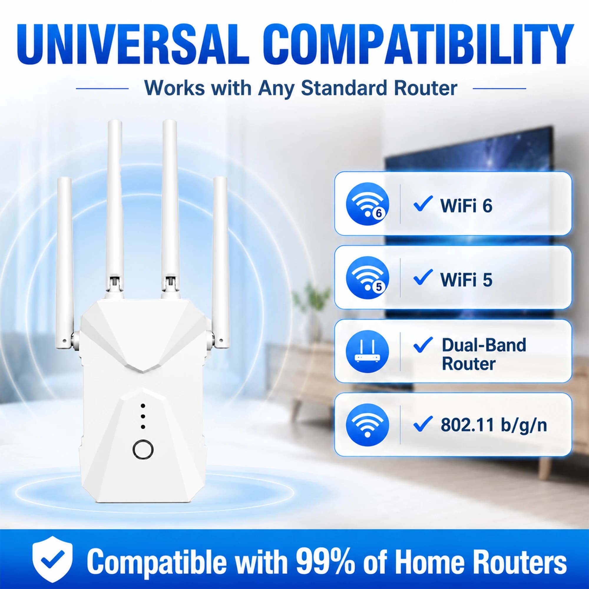 300Mbps 1200Mbps Wireless WiFi Repeater WIFI Extender Signal Booster 2.4G 5G Dual-band Network 802.11ac WiFi Amplifier Router