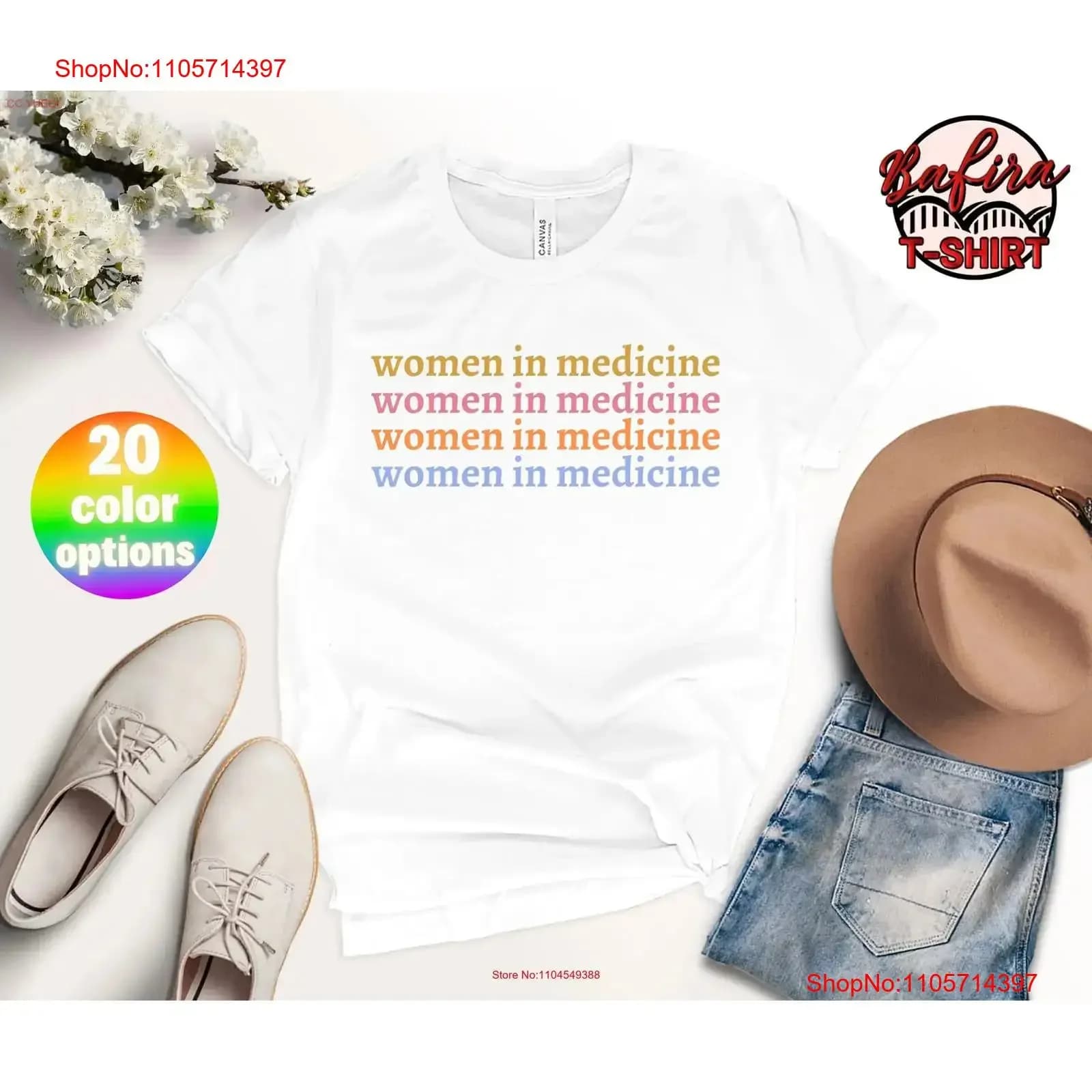 Trendy Female Doctor T Shirt Women In Medicine Medical AssistanT Student Graduation s Future MD vintage Washed Comfortable
