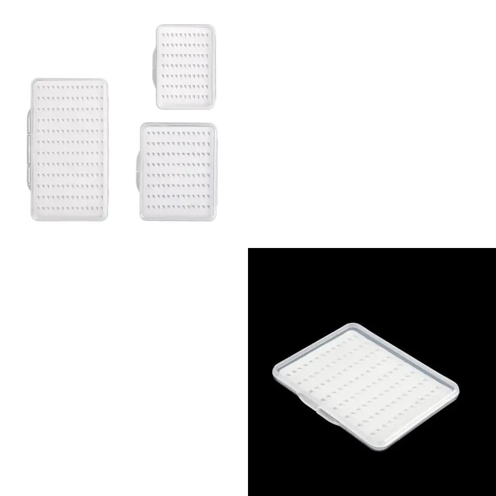Fishing flies box with transparent cover in thin EVA foam Competition fishing gear box