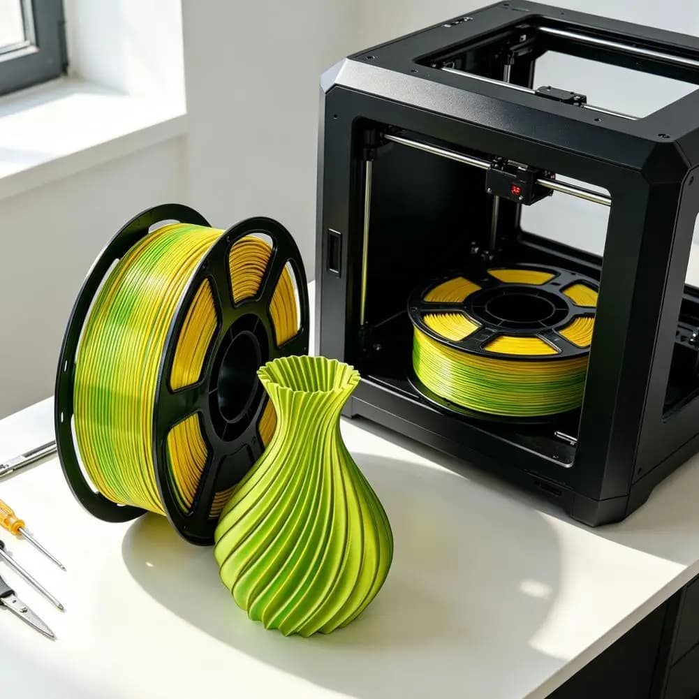 Silk Pla Filament Silk Pla 3d Printer Filament 1.75mm 1kg Spool High Toughness Satin Finish Filament Multicolor Material for 3d