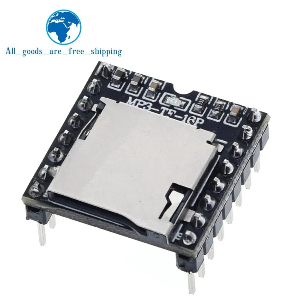 TZT 1/3PCS Mini MP3 Player Module TF Card U Disk Mini MP3 Player Audio Voice Module Board For Arduino DF Play Wholesale