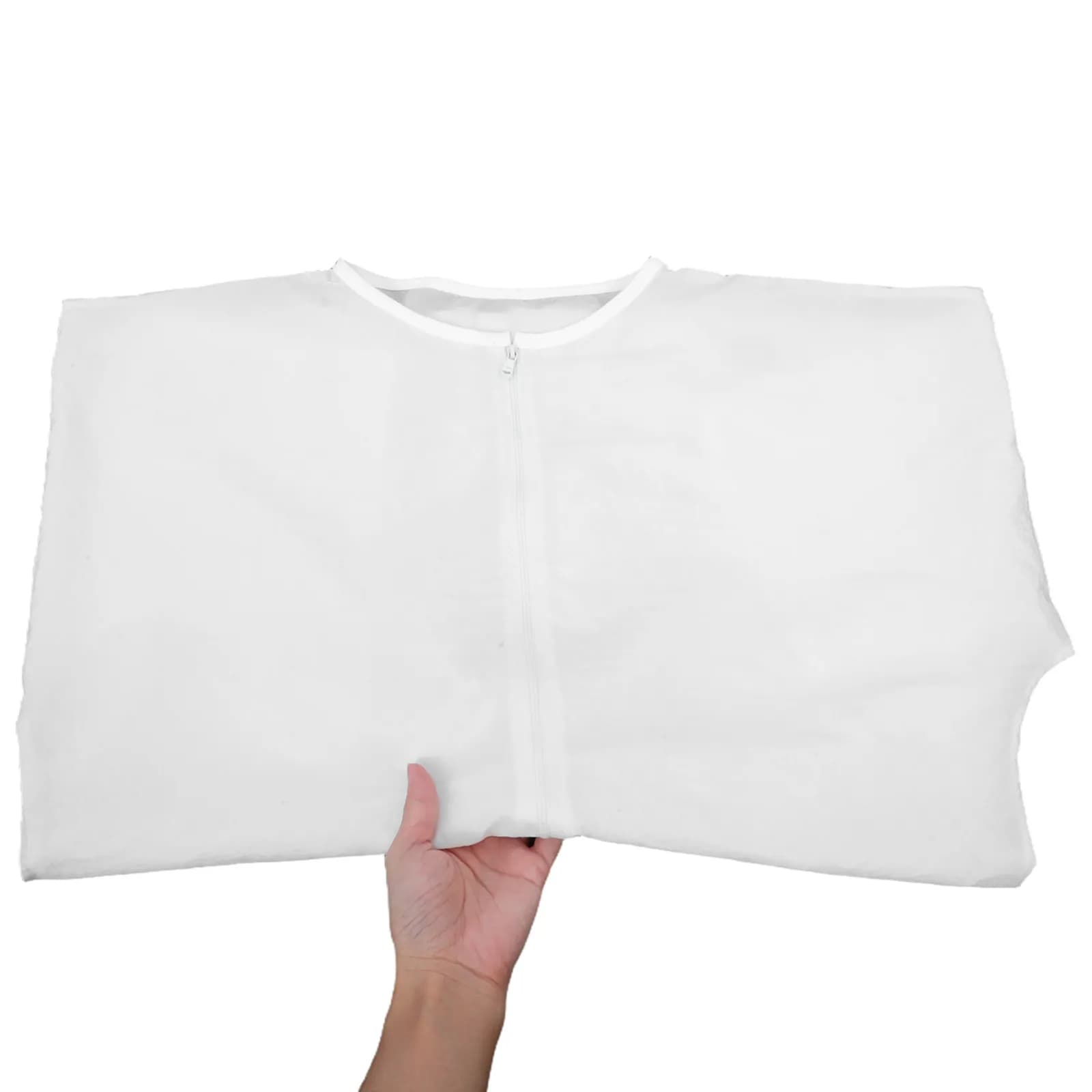 White Pet Grooming Work Clothes Waterproof Anti-Static Comfortable Breathable Uniform for Dog Grooming Bathing Smock Pet