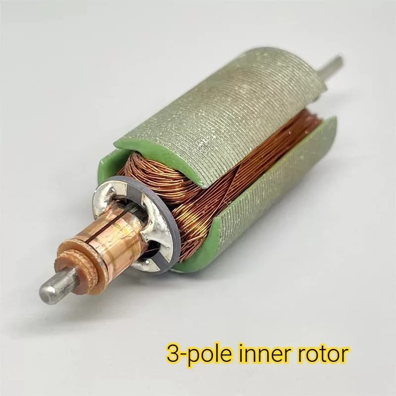 1Pcs 390 Motor Carbon Brush Motor DC 5V 12V 18V 14695RPM Durable Short Axis D Axis High Speed for Sweeper Robot Vacuum Cleaner