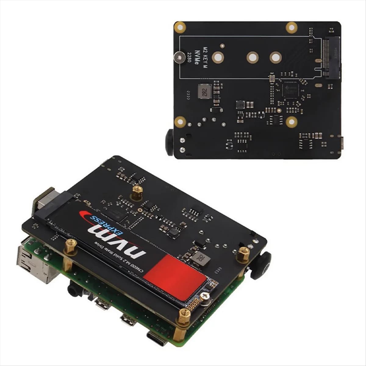Scheda di espansione SSR X873 per 4 USB a M.2 NVMe SSD NAS SSD Scheda di espansione di archiviazione scudo Supporto avvio da SSD
