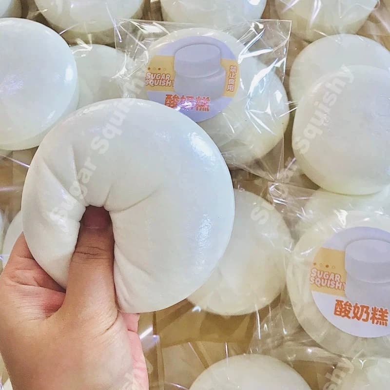 Giocattolo Antistress Morbido a Forma di Torta allo Yogurt Taba, Giocattolo Sensoriale a Lenta Risalita per Bambini e Adulti