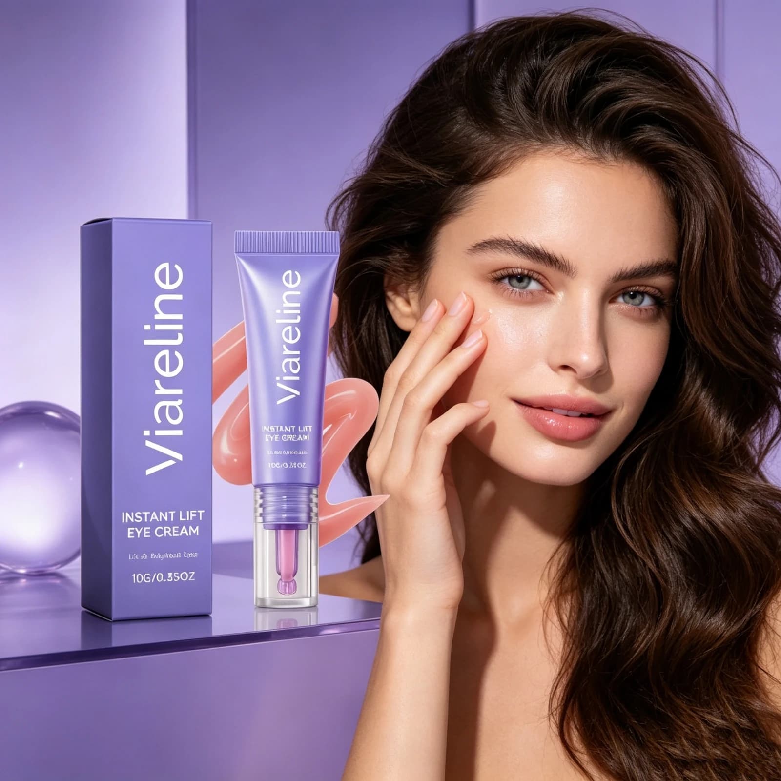 Elastic Collagen Lifting Eye Cream Fade Dark Circles Reduce Eyes Bags Fine Lines Anti-Aging Brighten Skin Instant Firm Eye Cream