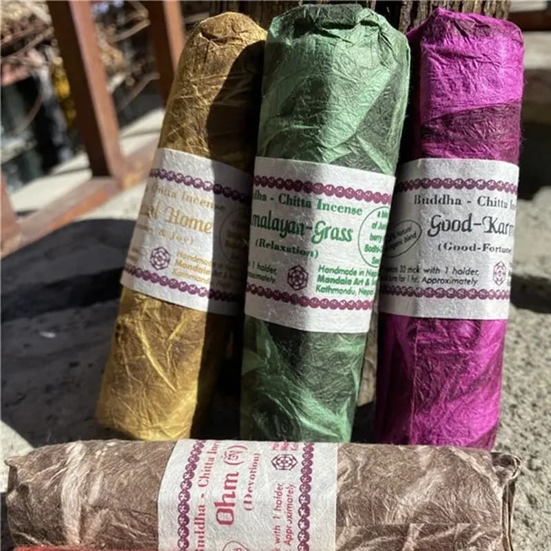 12cm Nepal Bhutan fragranza corta filo vegetale fragranza aromaterapia fai da te fragranza per interni forniture di fragranze tibetane naturali