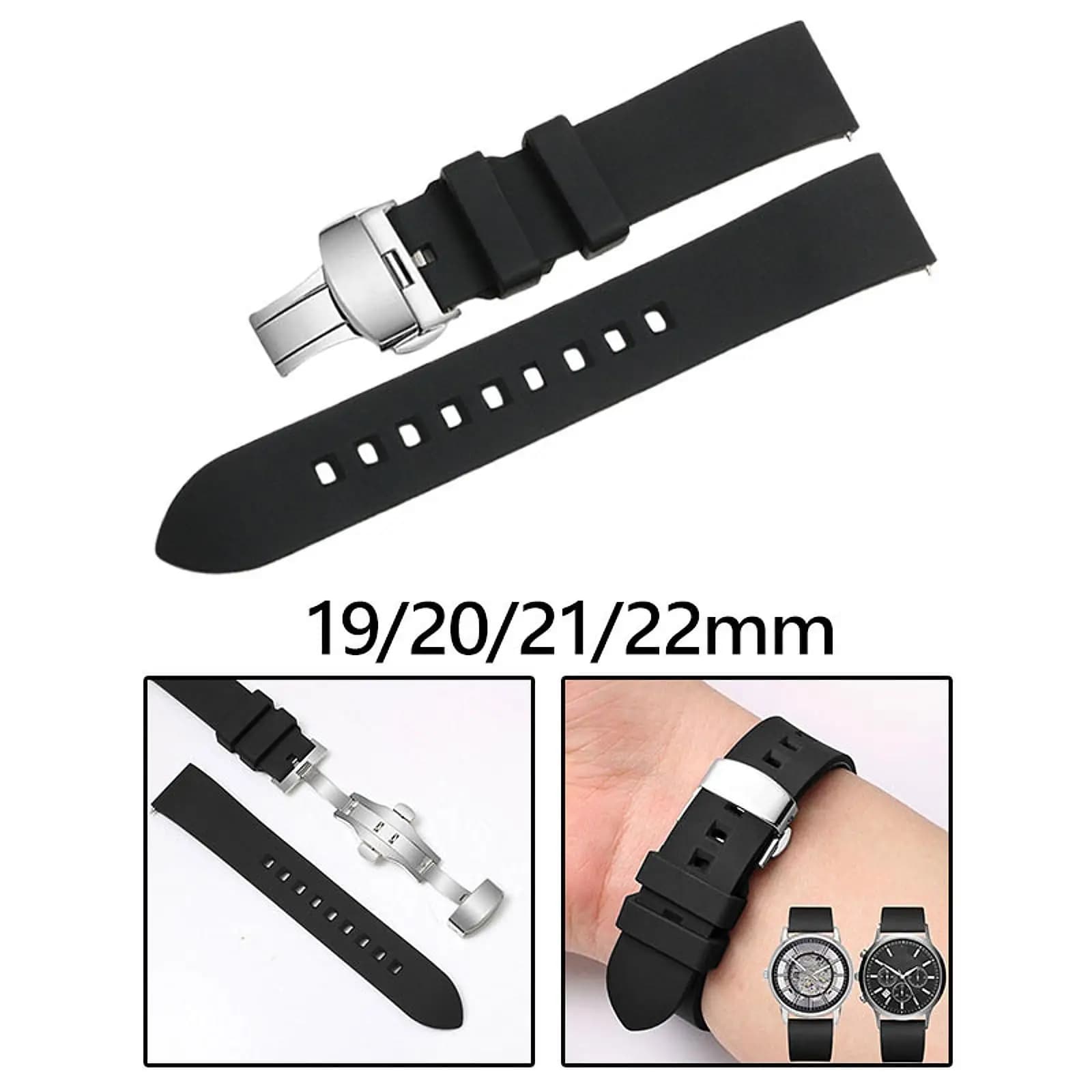 Cinturino per orologio in silicone Installazione semplice per accessori per orologi premium da donna e uomo