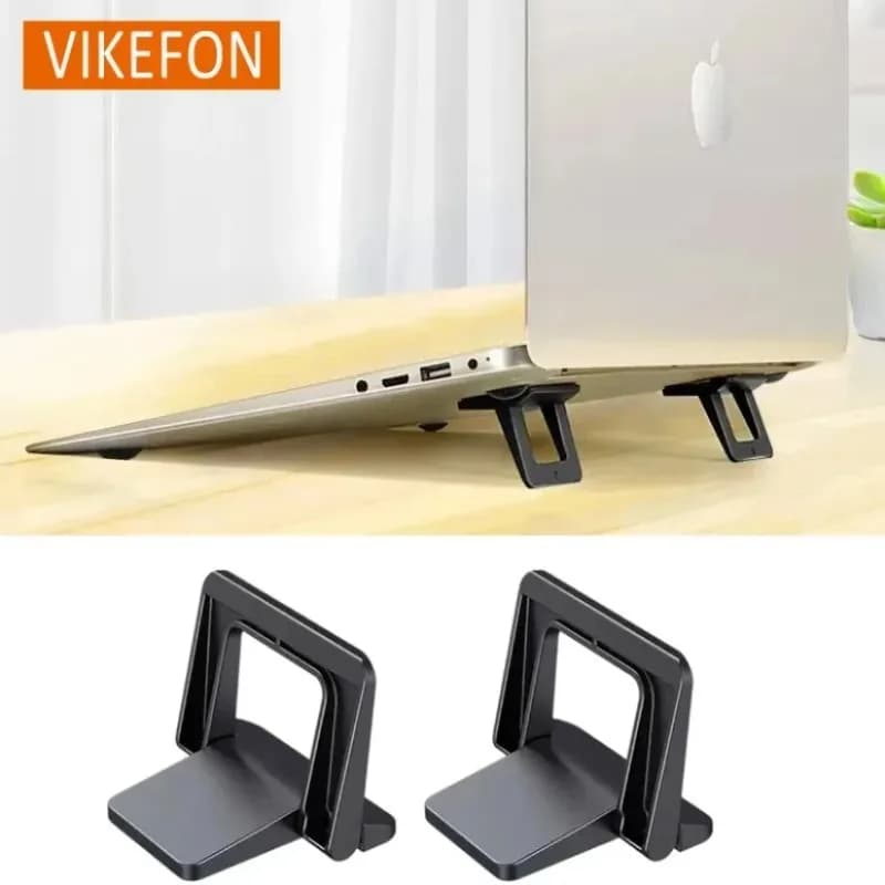 Supporto pieghevole invisibile da scrivania antiscivolo, supporto portatile mini per laptop con raffreddamento per MacBook Air Pro, Galaxy Tab, Book, HP i7RTX4050
