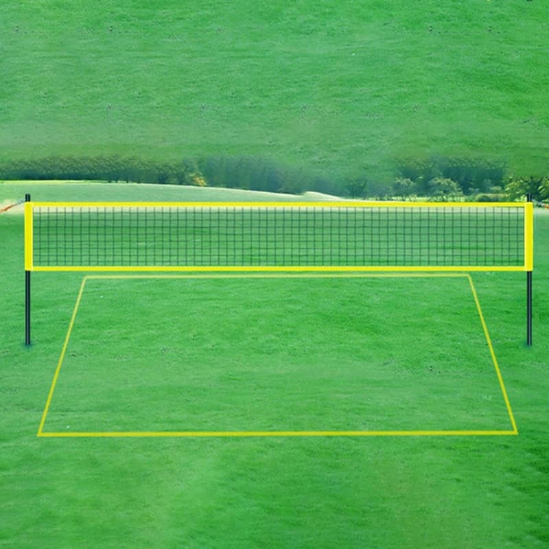 Adjustable Beach Volleyball Net Wear Resistant Beach Volleyball Nets Durable Stable Volleyballs Rack Portable Sports Equipment