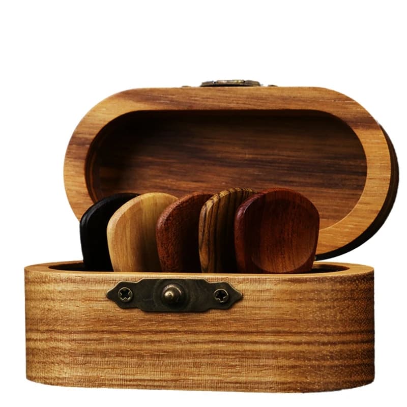 Plettri per chitarra scanalati FUFU, plettri per chitarra in legno, plettri per chitarra in legno per chitarra elettrica, acustica o bassa