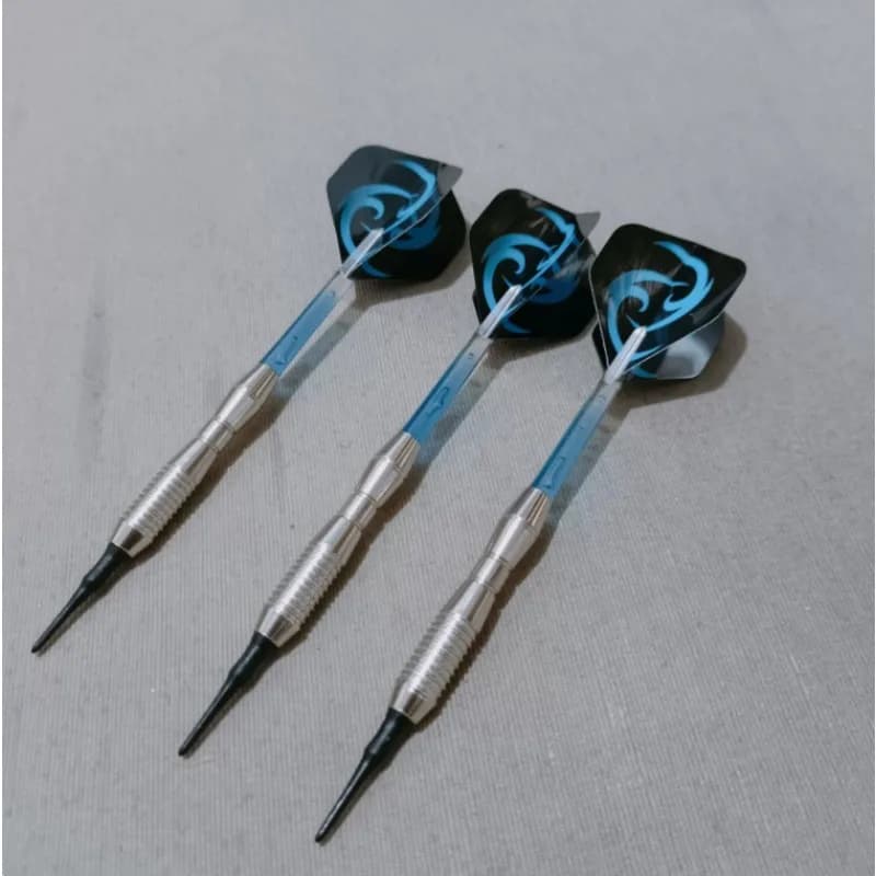 3 Pack 18G Soft Tip Darts Set Gradient Crystal Nylon Shafts Safe Soft Darts For Electronic Dartboard Indoor Games