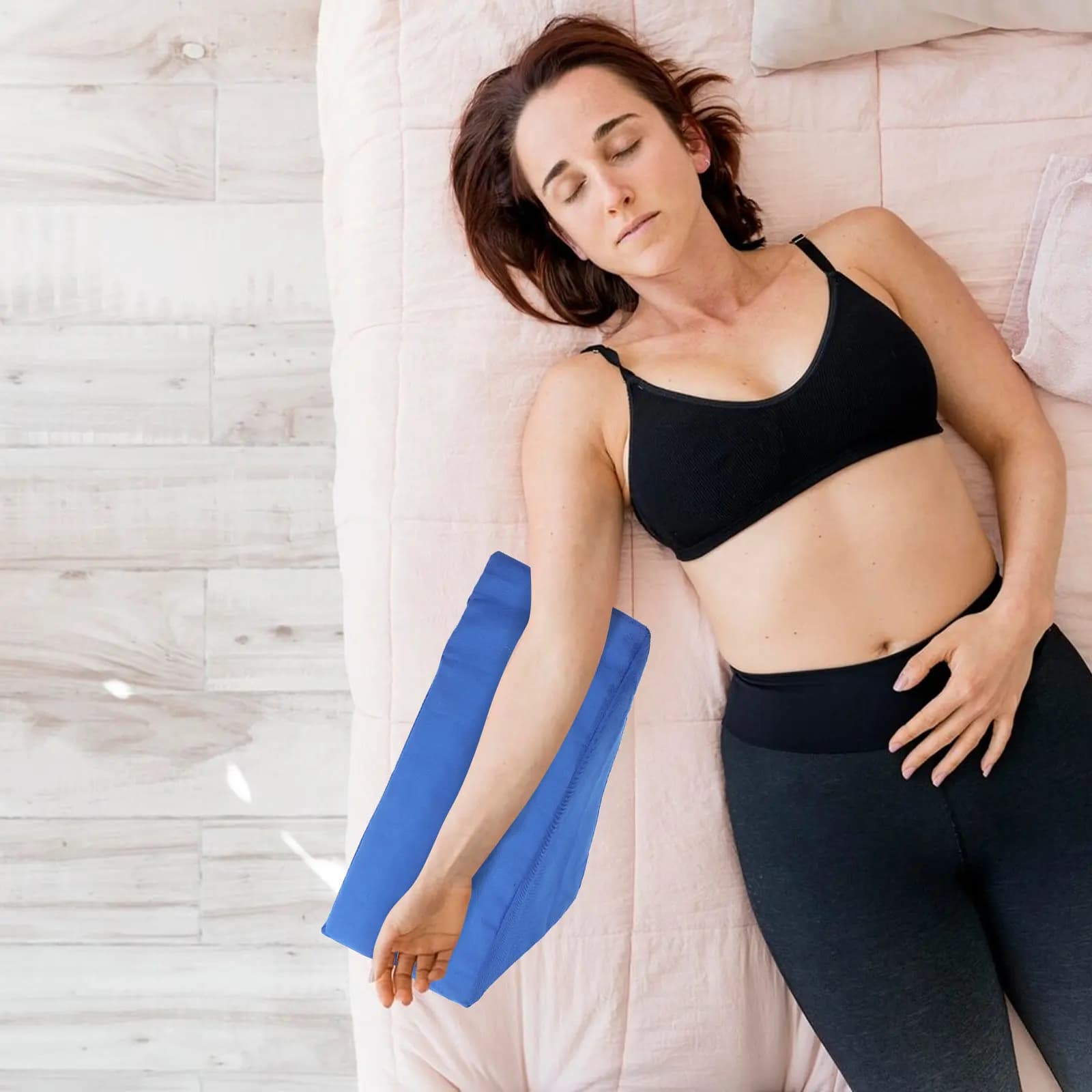 Cuscino Ergonomico per Posizionamento Braccia, Cuscino a Cuneo Triangolare per Elevazione Arti Superiori, Cuscino per Elevazione Braccia per Pazienti, Cuscino a Cuneo da Letto