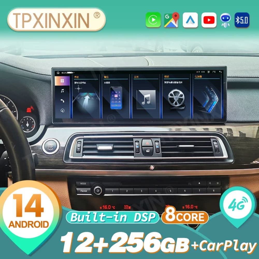14.9 Inch For BMW 7 Series F01 F 02 F04 2009~2015 Android Car Radio Stereo Automotive Multimedia Player GPS Navigation Head Unit