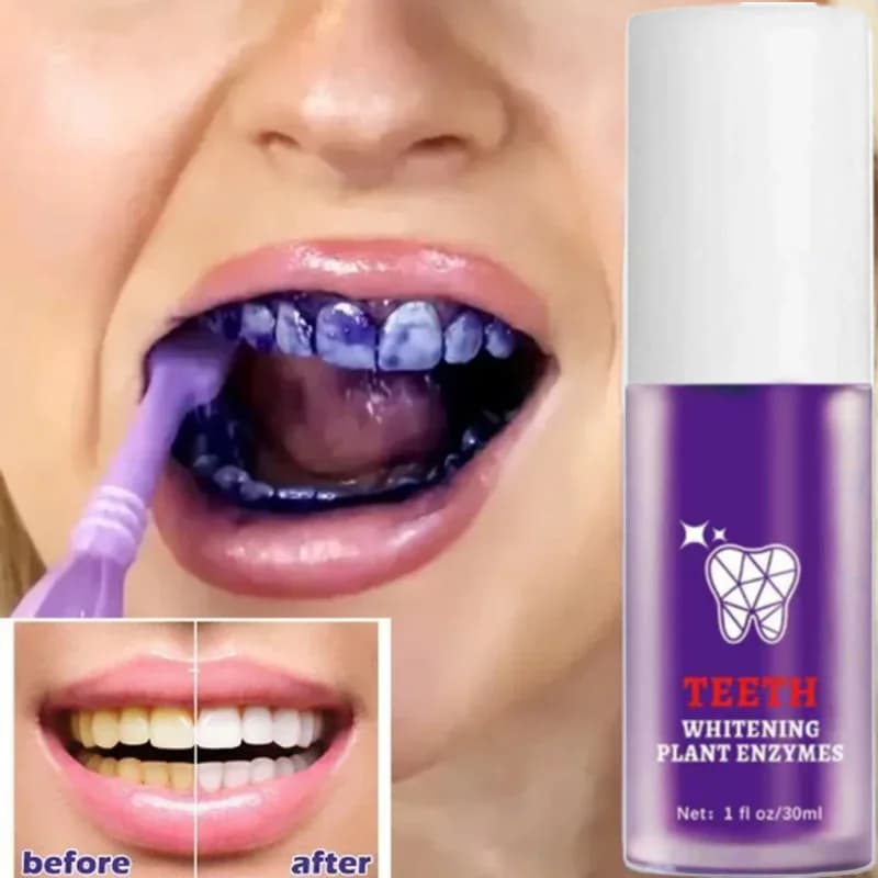 Korean toothpaste V34 for cleaning and whitening of teeth: Removing Macchie and yellowing, Fresh food, Deep cleaning and whitening, Oral Care