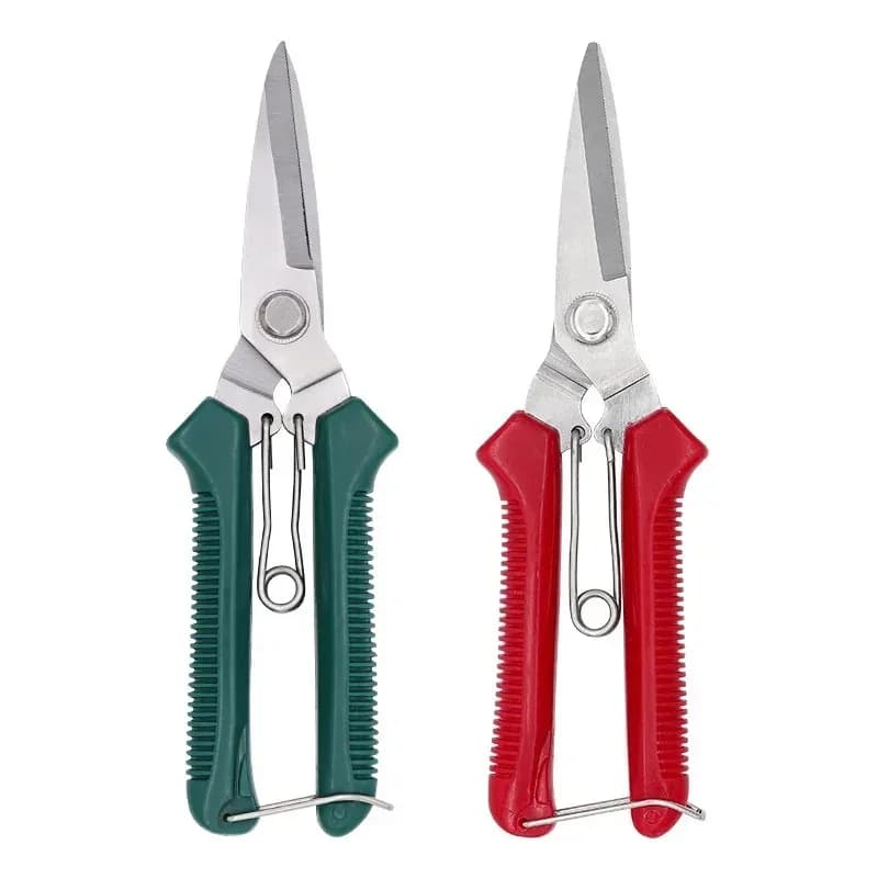 Straight head pruning shears Non-slip handle Stainless steel tools Manuels Garden scissors for domestic bonsai Preparation shears