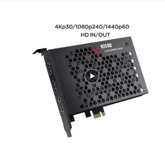 Scheda di acquisizione video Ezcap 324B PCI-E 4K 30fps 1080P Registrazione di giochi Stream live per PS4 PS5 Sistemi di gioco Videocamere Trasmissione