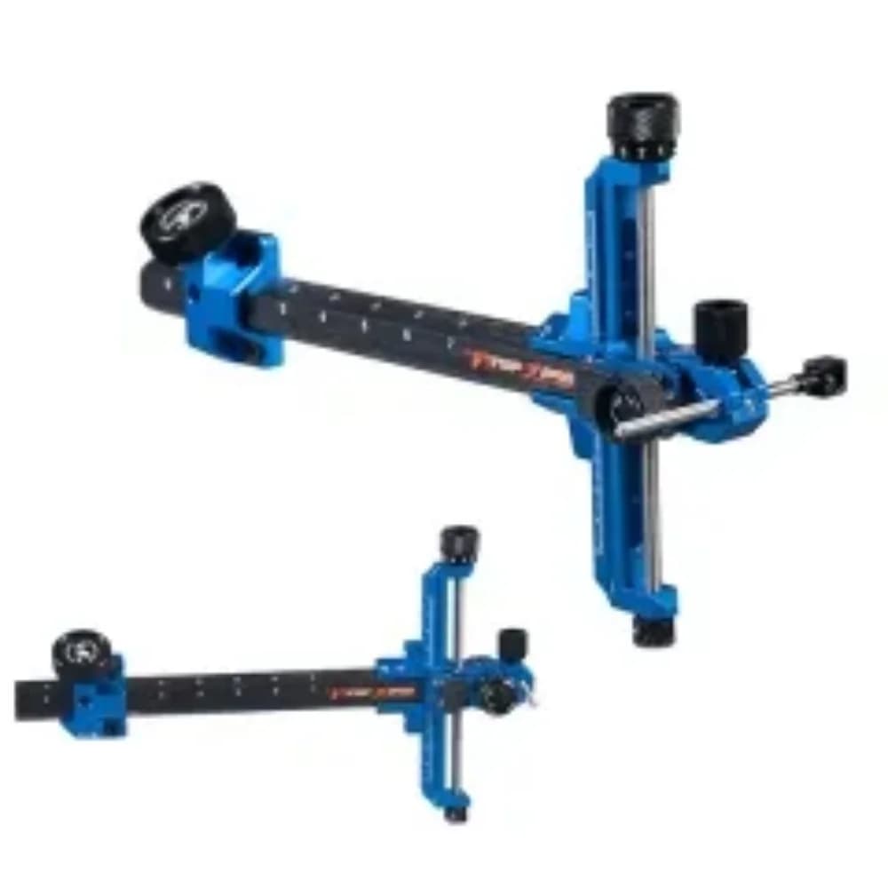 Mirino per Arco Compound TOPOINT ARCHERY TOP X PRO, Lavorato a CNC, Asta in Carbonio, Regolabile a 4 Vie per Competizioni