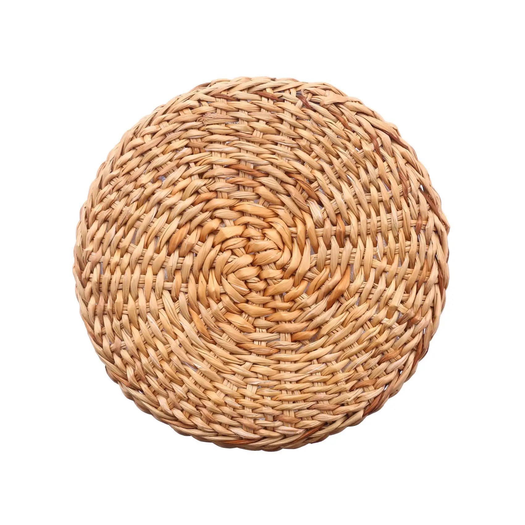 AB46-2X Straw Glass Flower Vase Japanese Flower Pot In The Nordic Contracted Creative Flower Basket To Water Plants -L