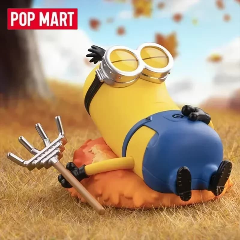 POP MART Minions Lazy Every Day Series Scatola cieca originale Scatola misteriosa a sorpresa Simpatico anime Action Figure Ornamenti Figurine