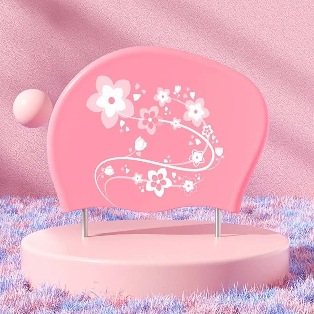 Elastic Swimming Head with Floral Pattern, Soft Design and Thickness, Floral Dive Hat, Solar Protection, Antifreddo, Snorkeling Headset to Protect Hair