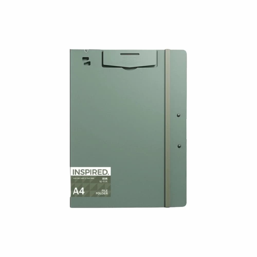Portable Waterproof PP A4 Clipboard Folder Horizontal 360° Flip Secretarial File Folder Document Holder Contract Exam Papers