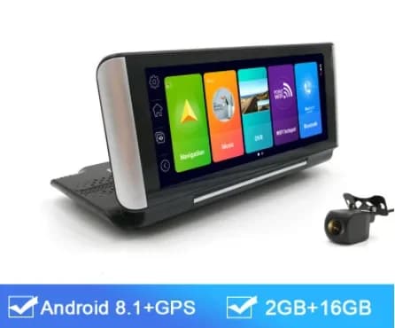 DVR for 7 inch 4G car for central console, new dash cam 2G+16G with double registration, Android navigator 8.1