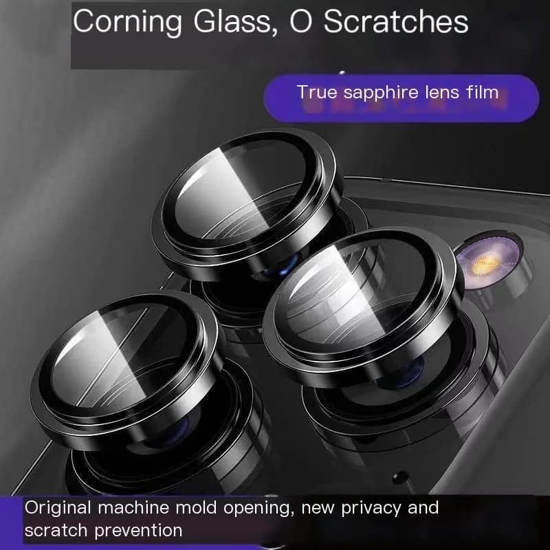 Tempered Glass Protective Film for iPhone 17 16 15 14 Plus, 13 Mini, 13 14 15 16 Pro Max - Black