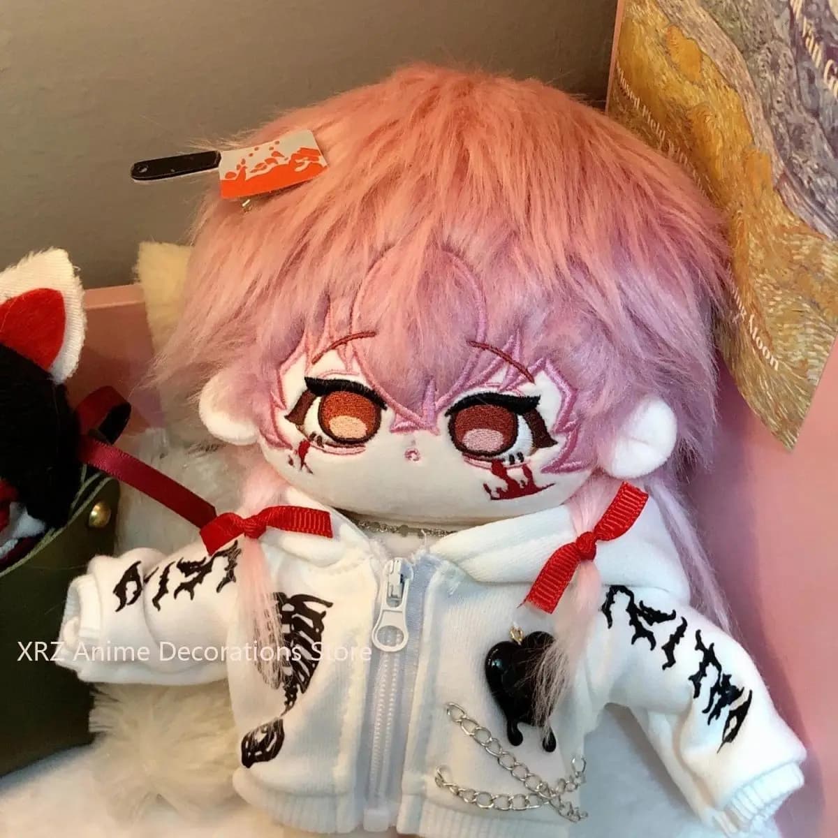 20 cm The Future Diary Gasai Yuno Peluche Cosplay Peluche ripiene Figura carina Burattino Prop Regalo di compleanno