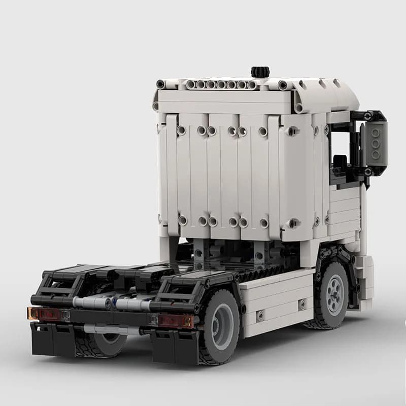 MOC-69945 Nuovo Modello Classico di Camion Bianco con Frontale Piatto, Set di Costruzioni con 962 Pezzi, Regalo Creativo per Bambini e Ragazzi