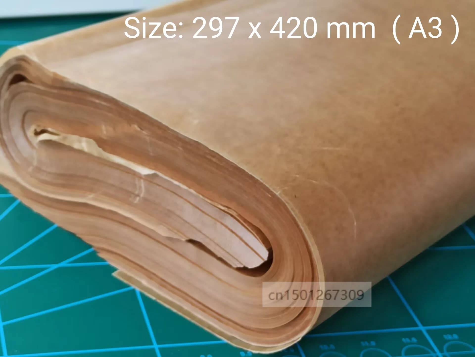 Carta VCI cerata Kraft formato A3, resistente alla corrosione, a prova di umidità, antiruggine, per garage, fabbrica, magazzino