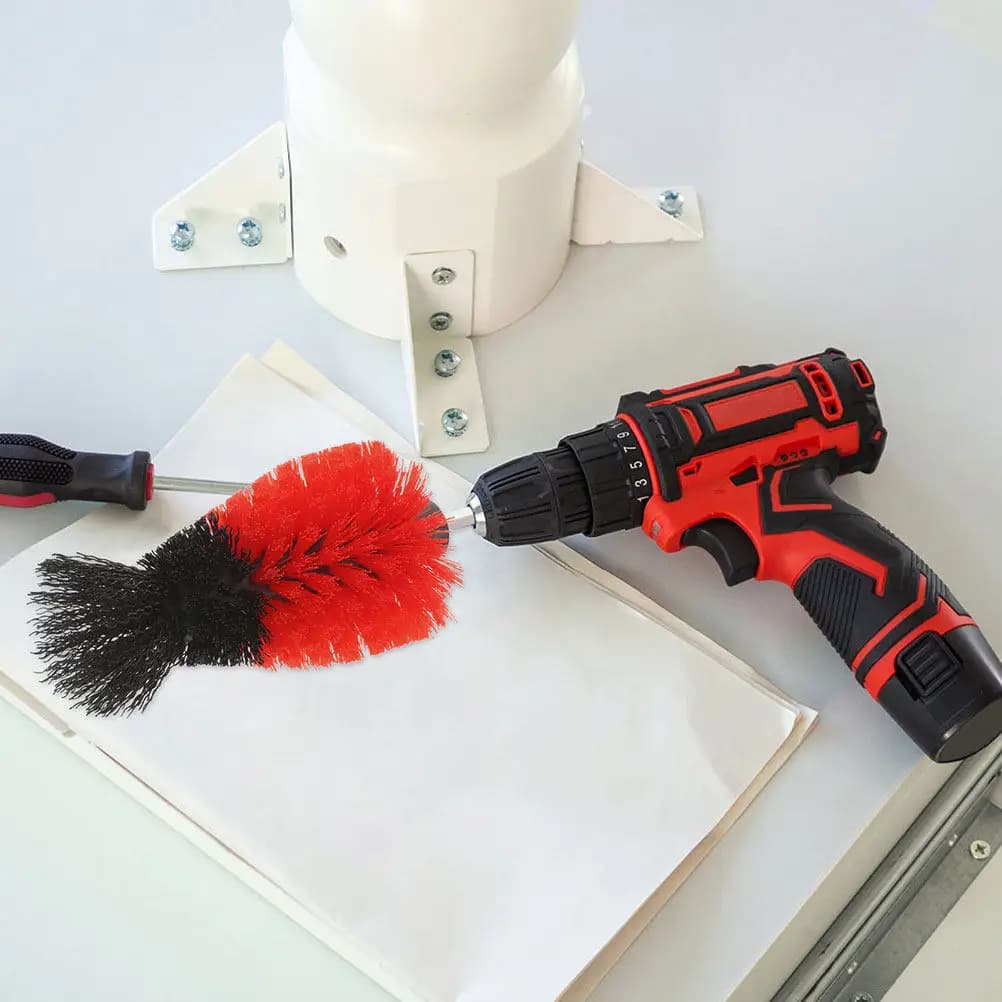 Set di Spazzole per Trapano per Pulizia, Lucidatura e Sgrassatura di Piastrelle, Ruote, Bagno e Cucina