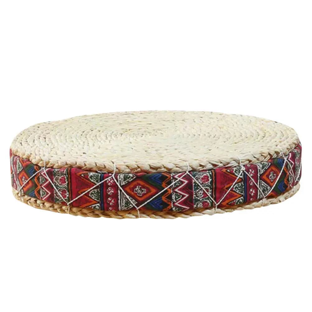 Simple Rolled Floor Bearing, Paglia Carpet for Meditation, Yoga, Bedroom, Living Room, Decoration