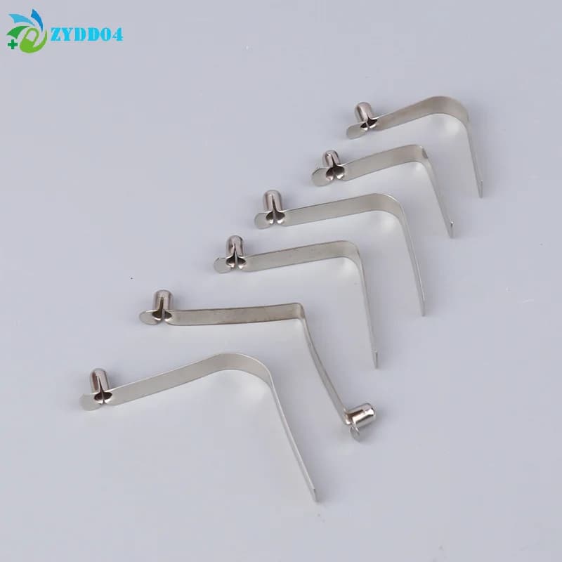 ● 10 Pezzi Clip a Bottone Singolo con Molla per Pagaia da Kayak, Blocco per Palo da Tenda, Clip Telescopica per Tenda