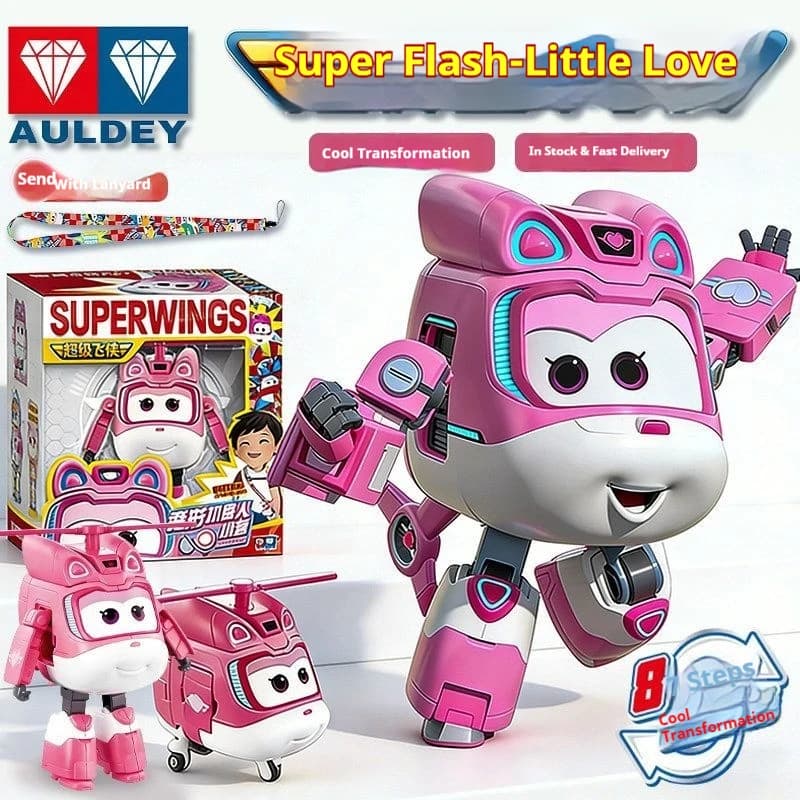 Super Wings Scale Mini Transforming Anime Deformation Plane Robot Action Figures Transformation Toys For Xmas Gifts