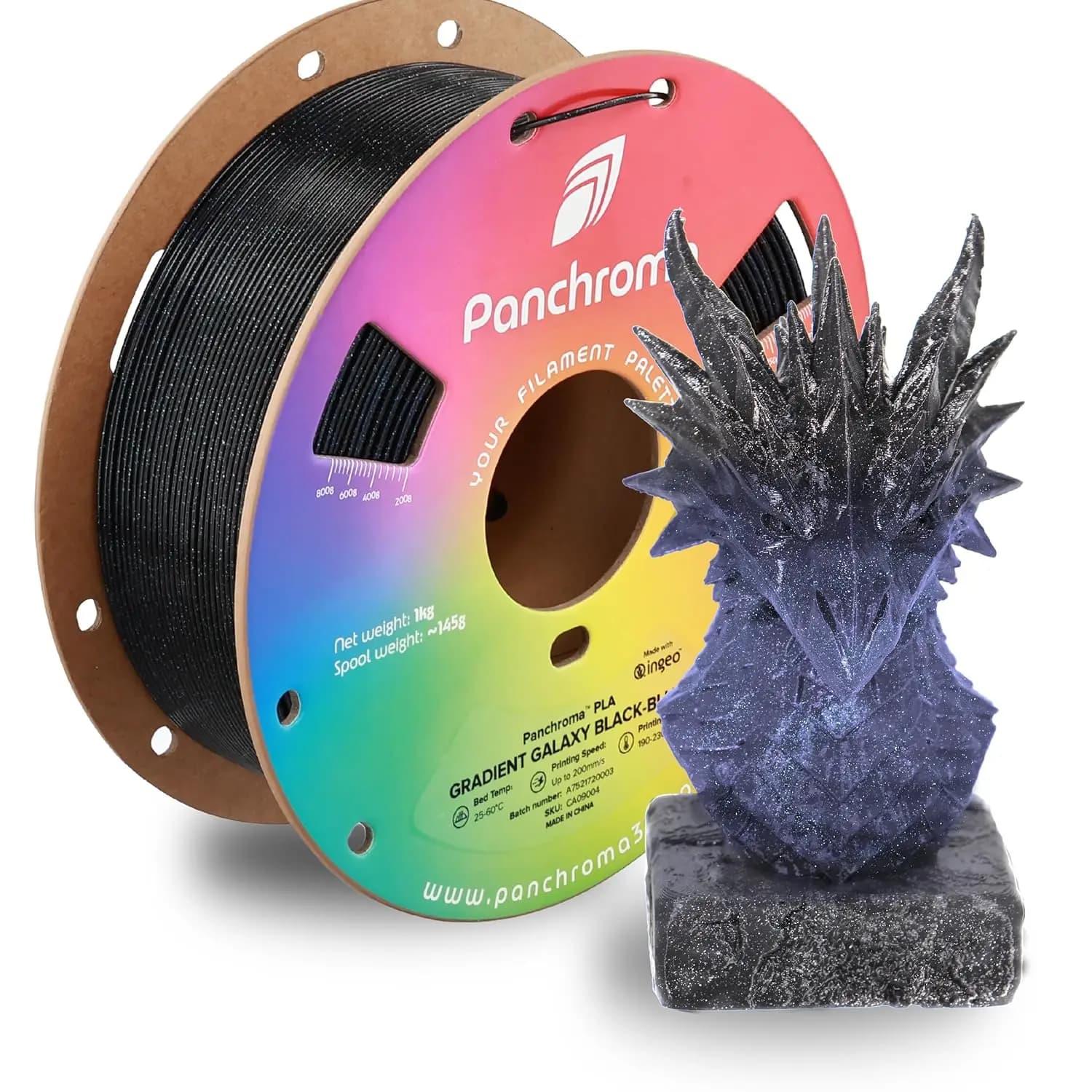 Polymaker Panchroma™ Galaxy Gradient PLA Filament 1.75mm 1KG Sparkle Color Shift 3D Printer Filament For FDM AMS