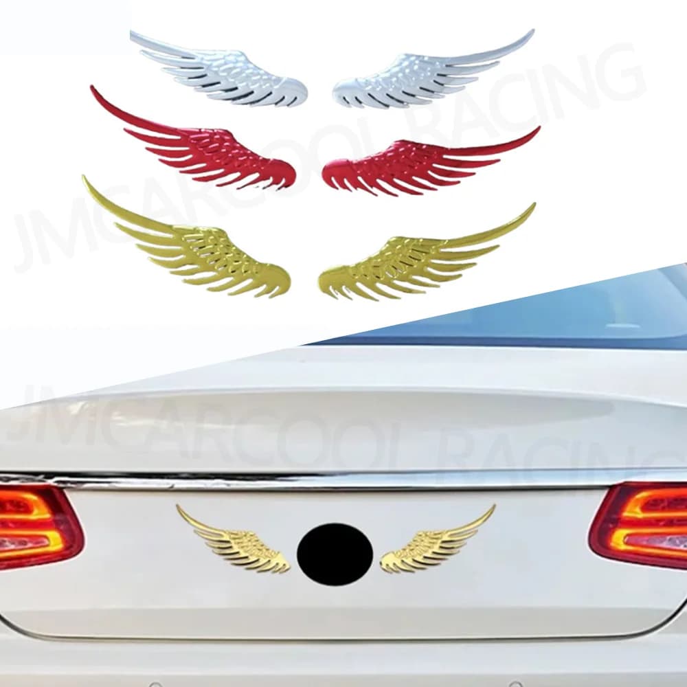 Personalità creativa Ali d'angelo Decalcomania per auto Decorazione per bagagliaio di un'auto Ali Kit per carrozzeria accessori per decalcomanie per auto