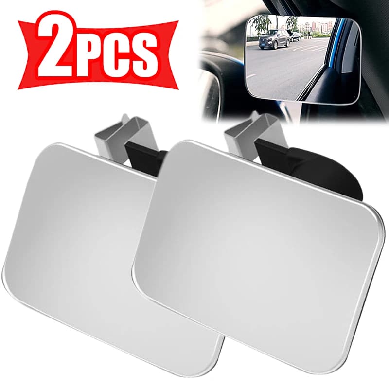 Specchio ausiliario per punto cieco per interni auto 360 ° Specchietti convessi HD regolabili grandangolari Specchietto retrovisore per parcheggio auto