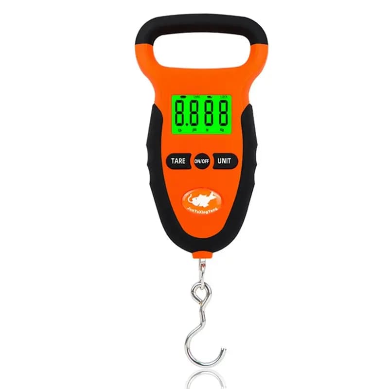 50KG/10G Impermeabile Amo Da Pesare Bilancia Appesa Portatile Bilancia A Gancio Digitale Bilancia Lb/KG/JIN/N Maniglia di Pesatura Per Bagagli Da Pesca