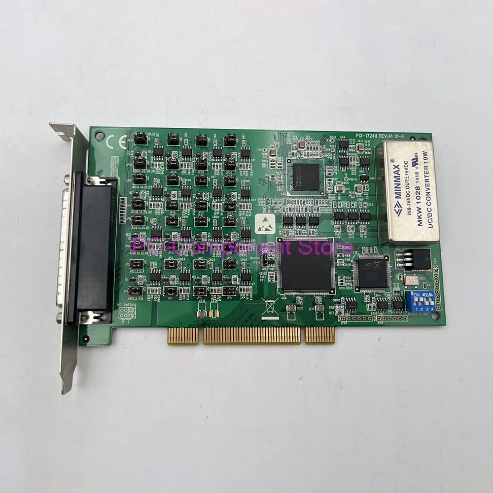 Stable Performance 14 Bit 32-Channel Isolated Analog Output Card For Advantech Data Capture Card PCI-1724U REV.A1