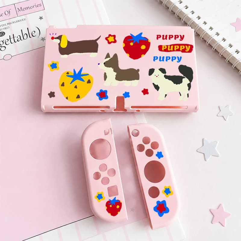 Ultra-slim shock-absorbing case Detachable Joy-Con for Nintendo Switch OLED Dockable Cover Sweat Slip-Resistant Controller Case