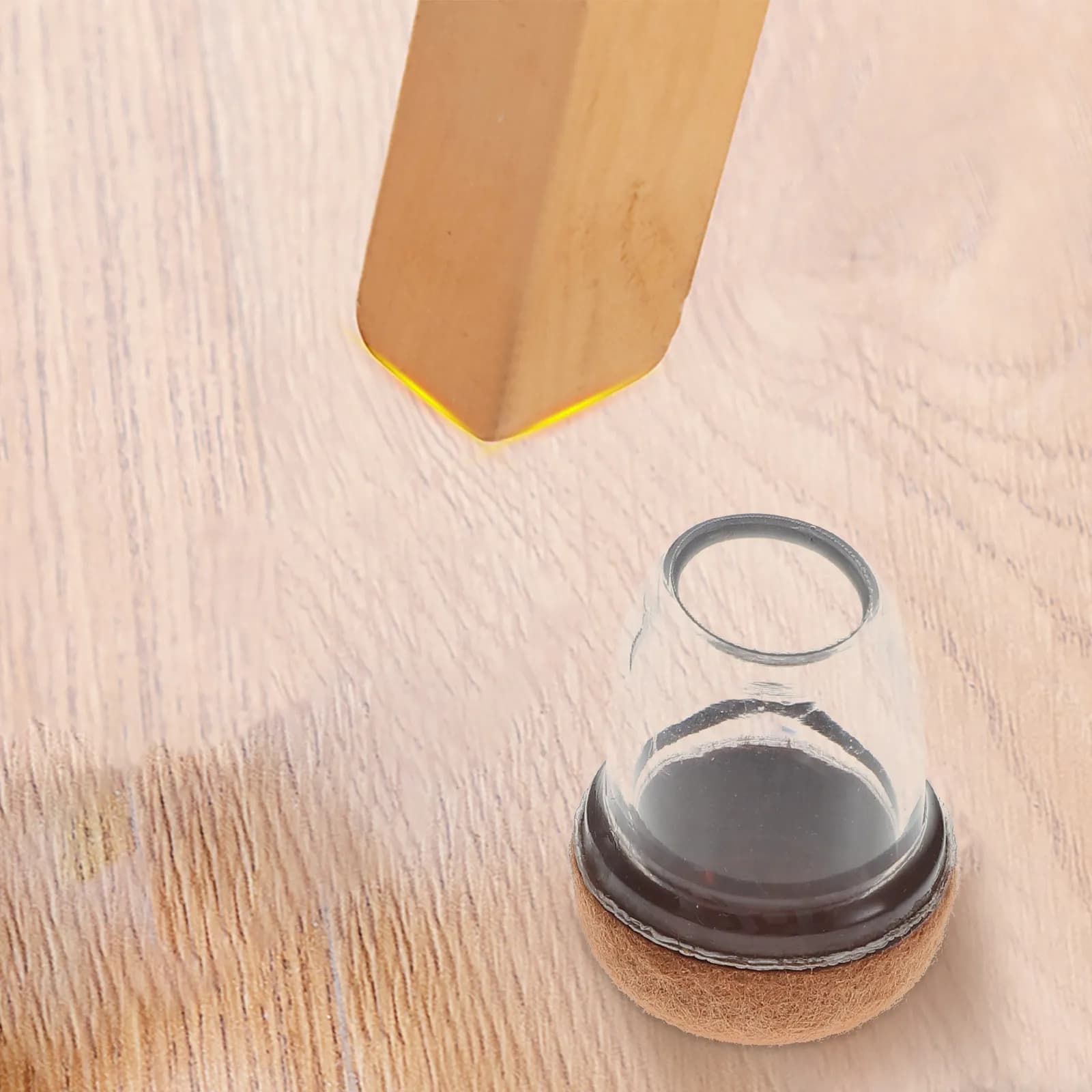 Set di 16 Protezioni per Gambe di Sedie, Coperture per Mobili, Tappetini per Divano, Comodino, Tavolo da Cucina, Protezione per Pavimenti in Legno