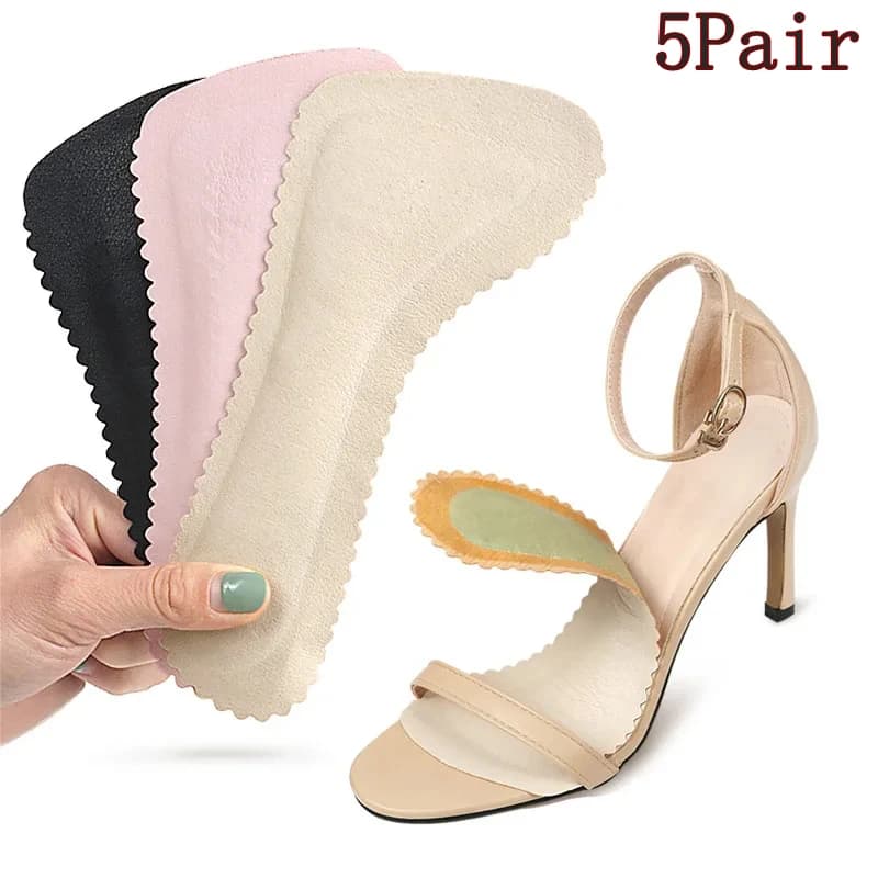 1 paio/3 paia/5 paia solette antiscivolo con tacco alto da donna solette per sandali estivi soletta morbida e confortevole suola autoadesiva