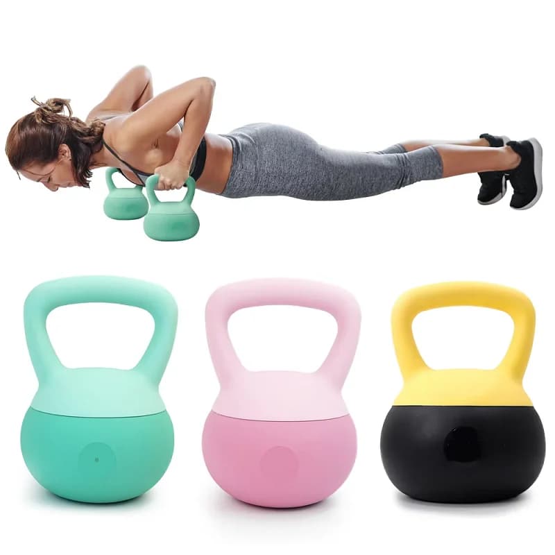 Kettlebells morbidi Home Fitness Kettlebells universali Esercizio modellante Allenamento squat profondo Materiale PVC Vendita calda