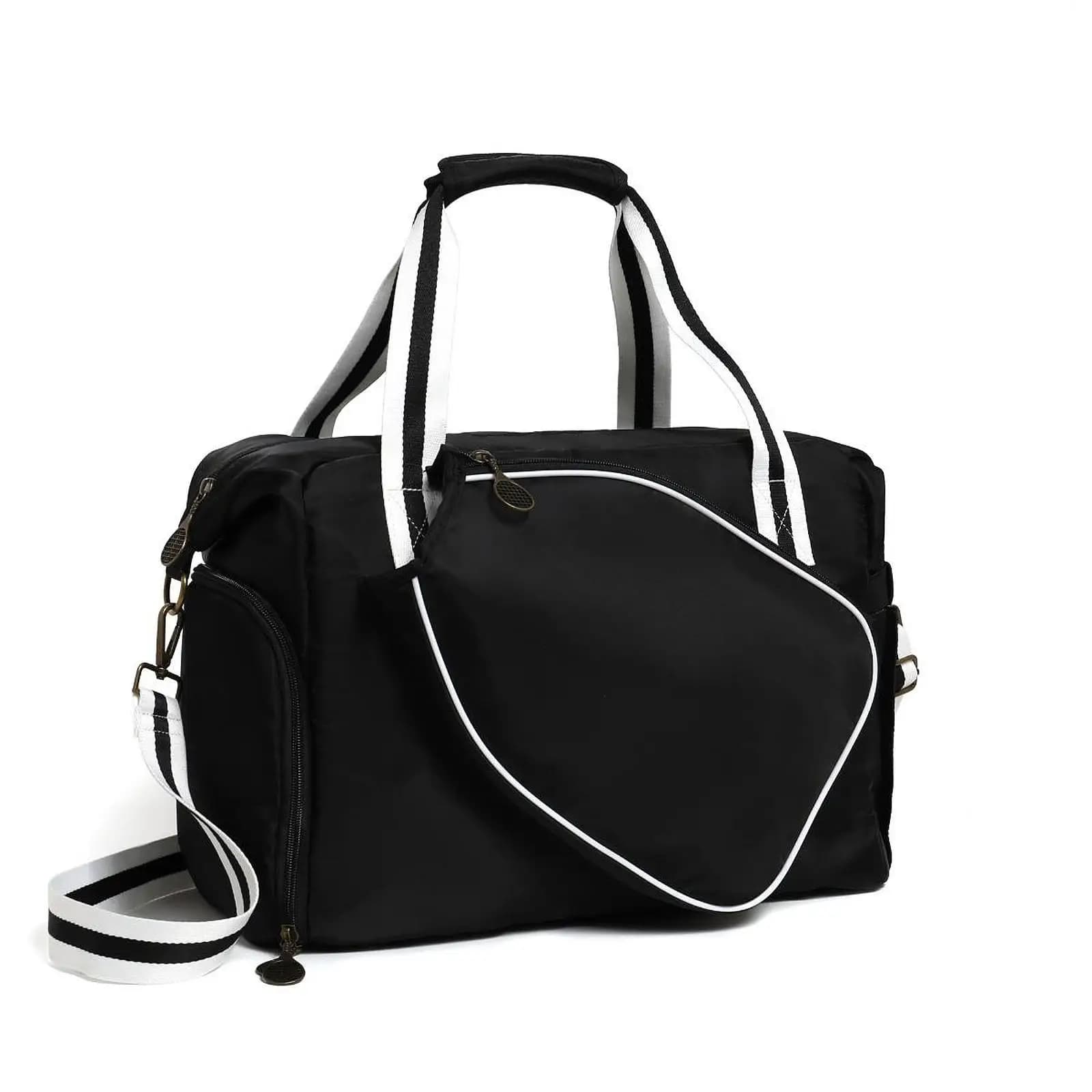 Borsa Professionale per Racchette da Pickleball in Tessuto Oxford con Cerniera per Racchette da Ping Pong da Esterno
