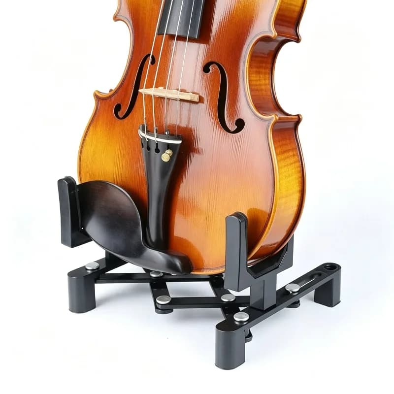 Foldable Violin Stand Stretching Violin Display Rack Portable Sturdy Durable Ukulele Holder Stringed Instruments Accessories