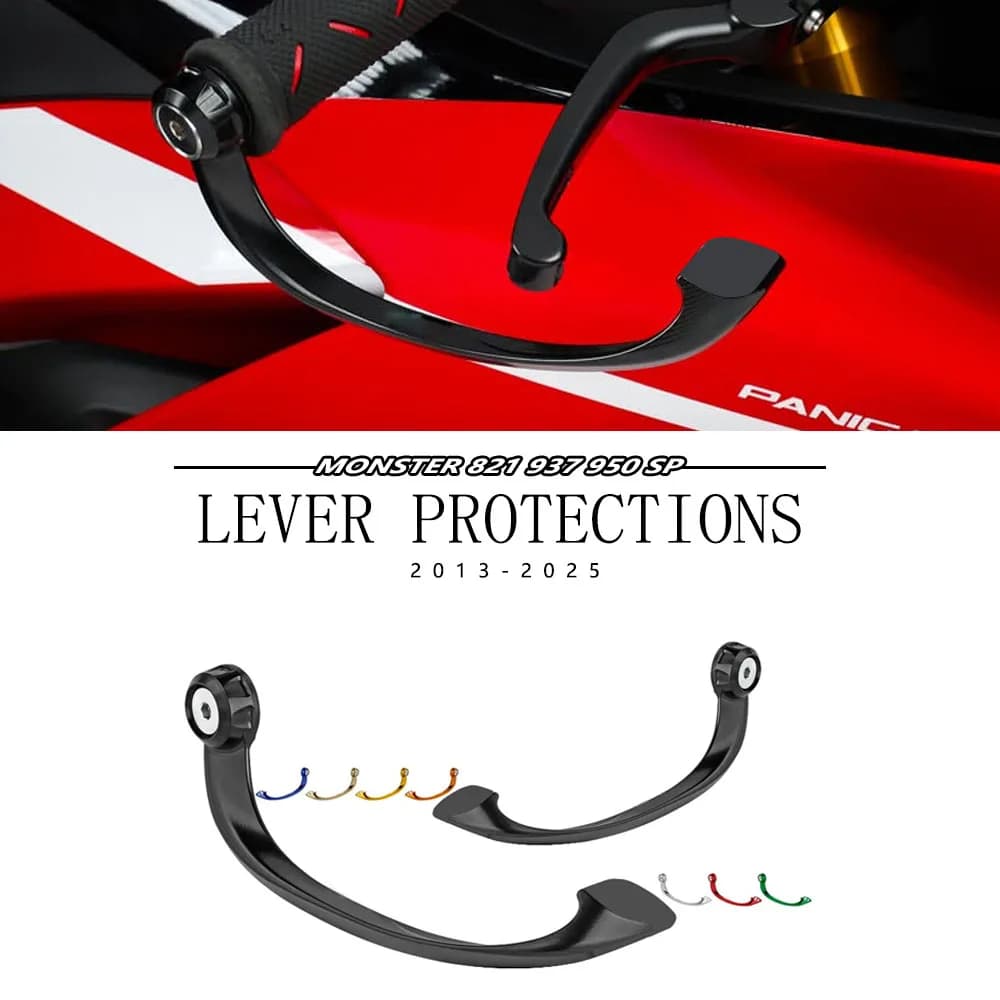 Nuovo Protezione Leva Freno Moto 2025 per Monster 821 937 950 SP MONSTER 821 937 950 SP 2013-2024 Paramano Freno Frizione CNC